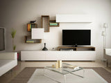 Meuble TV Marron Blanc - 2M10