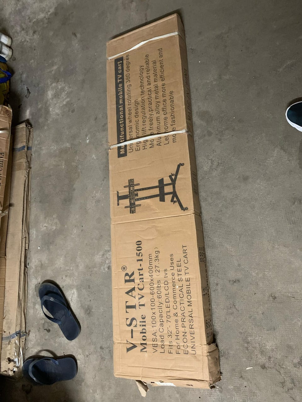 TABLE SUPPORT TELEVISEUR 32" 70" VSTAR 1500