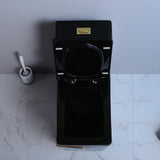 Ensemble Lavabo + Chaise Anglaise  - Noir Doré