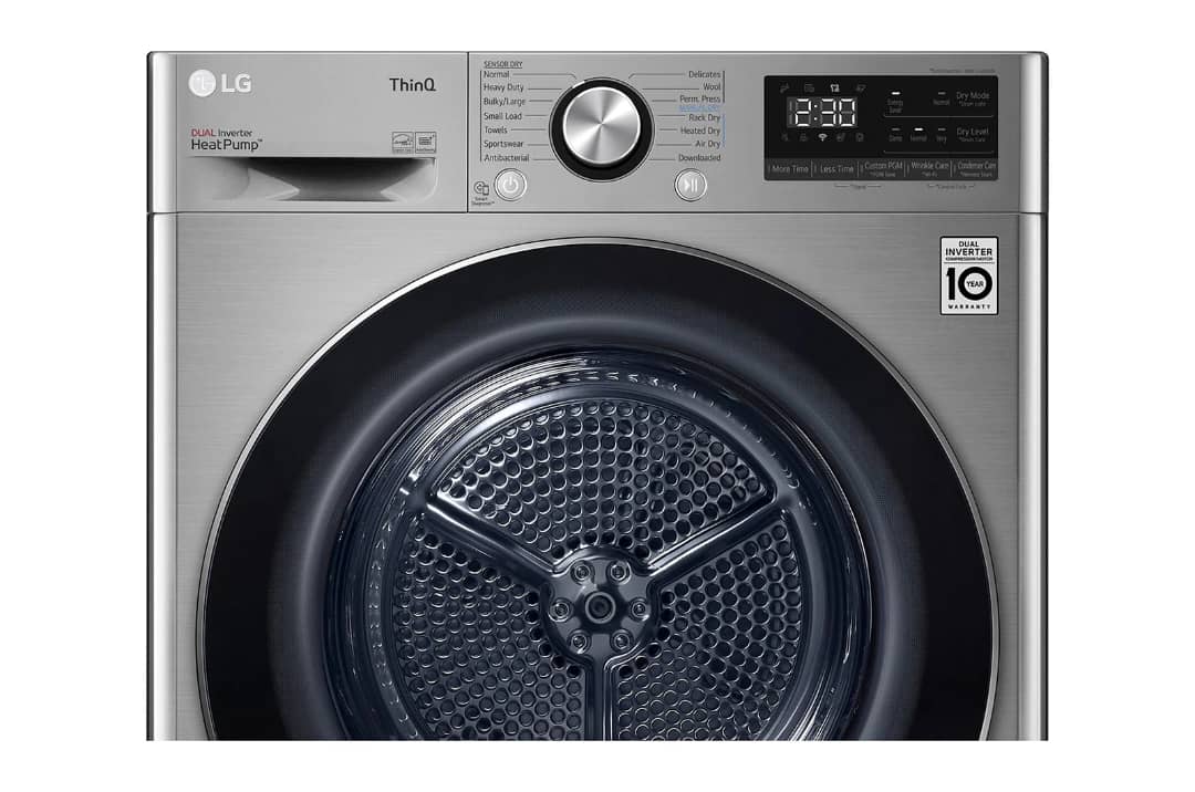 SECHE LINGE LG 9KG DUAL INVERTER GRIS RH90V9PV8N