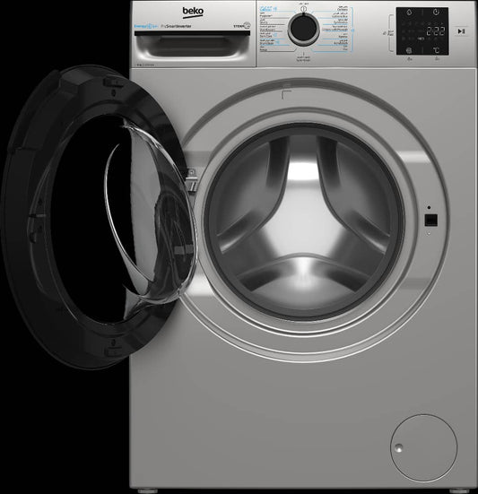 Machine à laver BEKO 8KG 12000TR/MIN FRONT LOAD gris BM3WFT38200BS