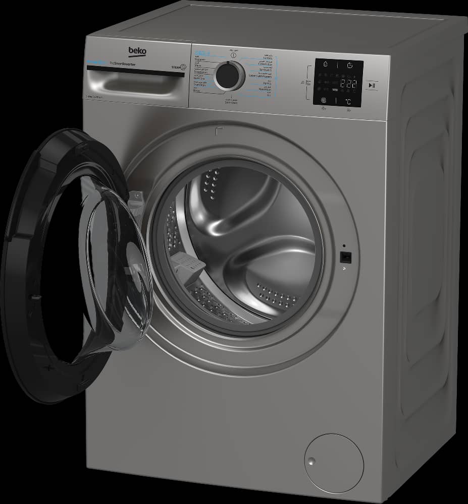 Machine à laver BEKO 8KG 12000TR/MIN FRONT LOAD gris BM3WFT38200BS