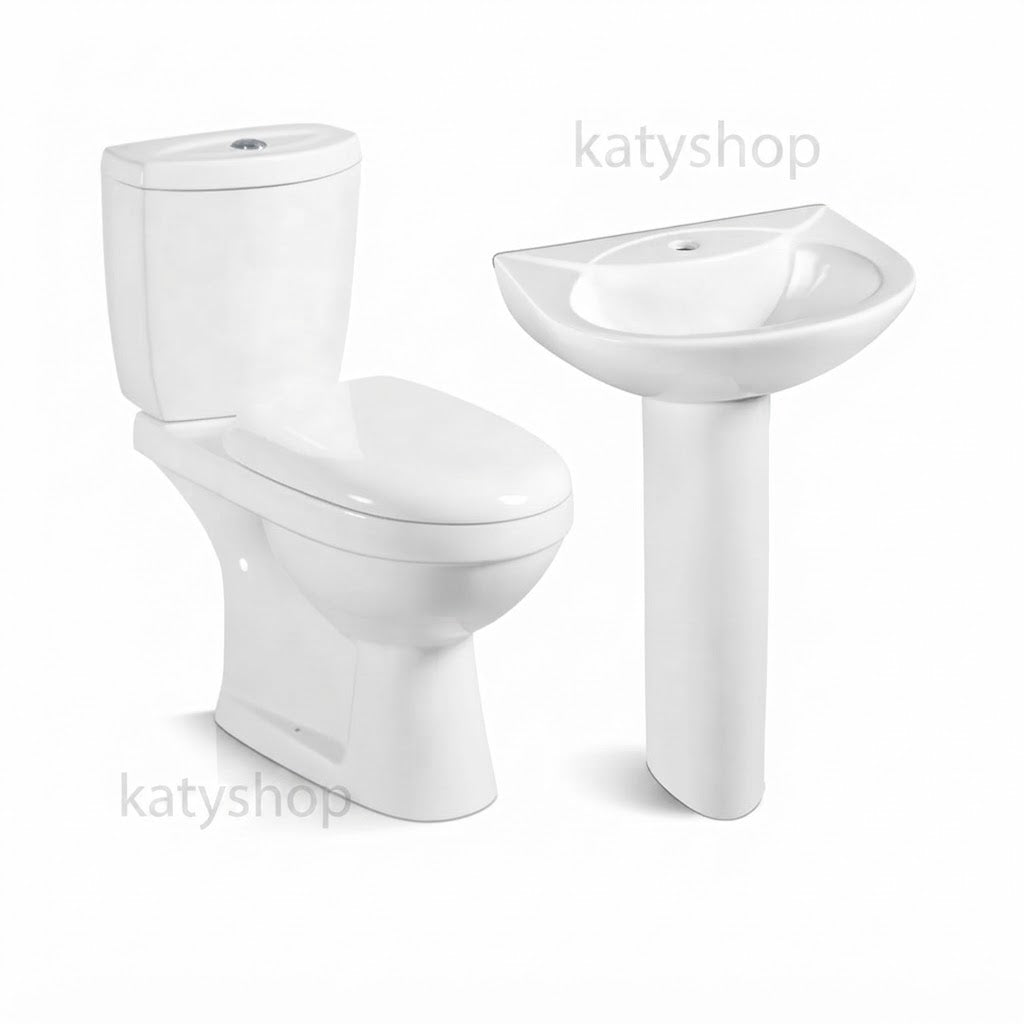 Pack Sanitaire complet - 7 Pièces: Tout ce qu'il vous faut en un seul Pack - Equipement Salle de Bain (Copy)