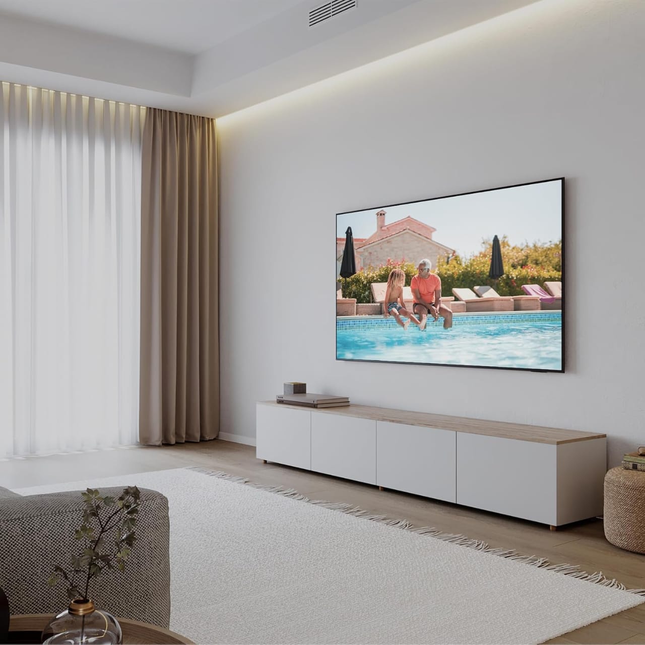 TELEVISEUR SAMSUNG 75" SMART ANDROID 4K 75DU8000