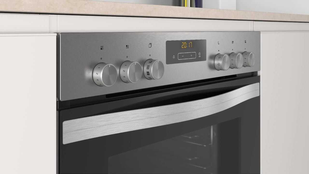 FOUR CONSTRUCTA ENCASTRABLE 60X60 ELECTRIQUE GRIS CH7M61752