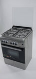Cuisinière ELACTRON 4feux 60X60 semi inox EL5757