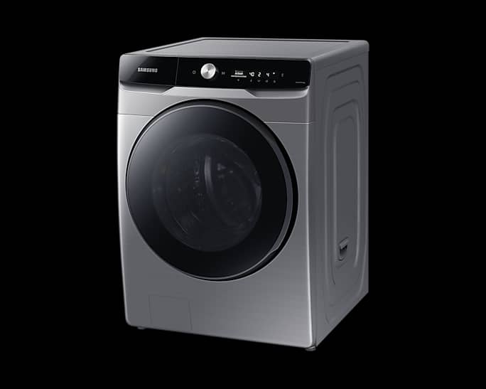 Machine à laver SAMSUNG 17KG/10KG séchage front load noir WD17T6300GP/SP