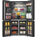 Réfrigérateur smart technology SIDE BY SIDE 4 portes distributeur d'eau et glaçon STR678WH
