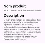 MICRO ONE ASTECH 38LITRES N38KJ600GZ