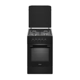CUISINIERE HAIER 4FEUX 50X50 A GAZ NOIR 1040EGB