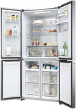 Réfrigérateur HAIER SIDE BY SIDE portes avec fontaine gris CHR3818EWMM