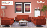 SALON EDEN 7PLACES TISSU&SIMILICUIR COULEUR AU CHOIX SDM021