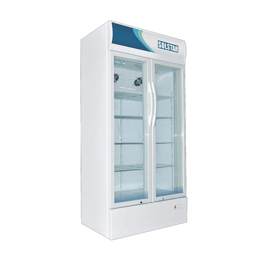 Réfrigérateur SOLSTAR 2portes vitrine vertical VC9000