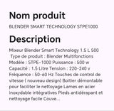 MIXEUR BLENDER SMART TECHNOLOGY STPE1000