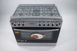 CUISINIERE ELACTRON 5FEUX 90X60 INOX EL6090