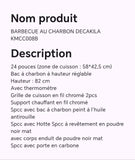 BARBECUE AU CHARBON DECAKILA KMCC008B