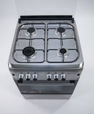 Cuisinière ELACTRON 4feux 60X60 semi inox EL5757