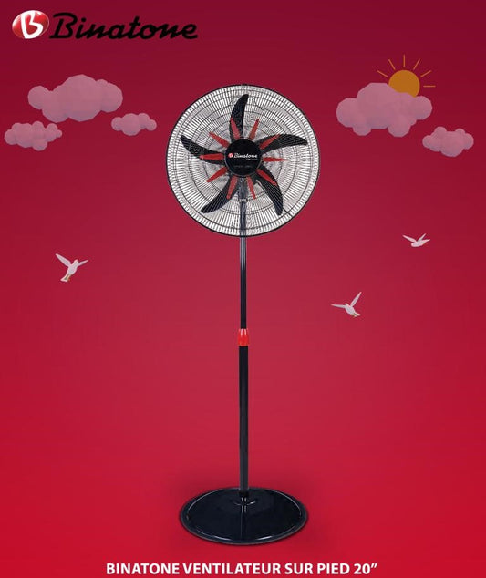 VENTILATEURE BINATONE 20" SUR PIED TS2020