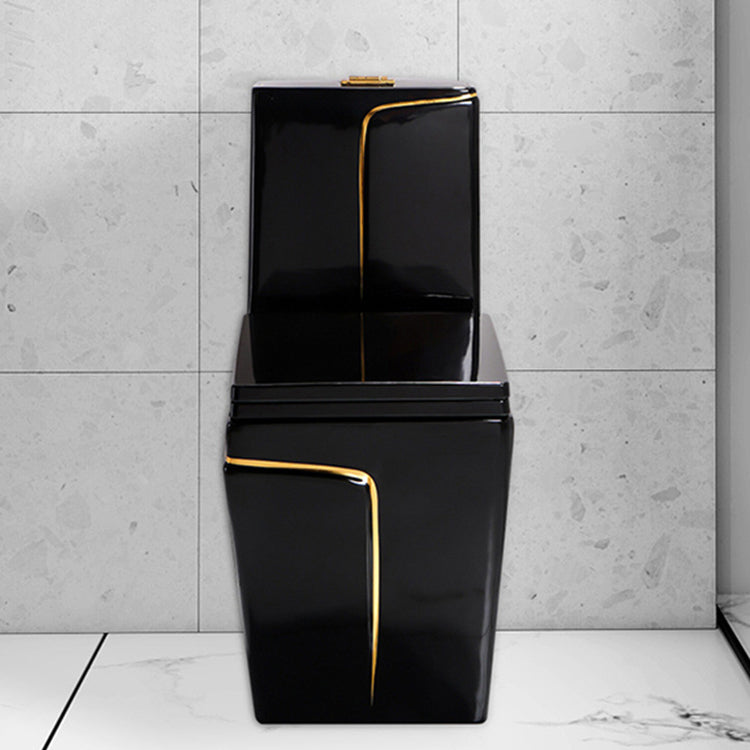 Ensemble Lavabo + Chaise Anglaise  - Noir Doré