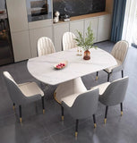 Table A Manger - Marbre - Blanc