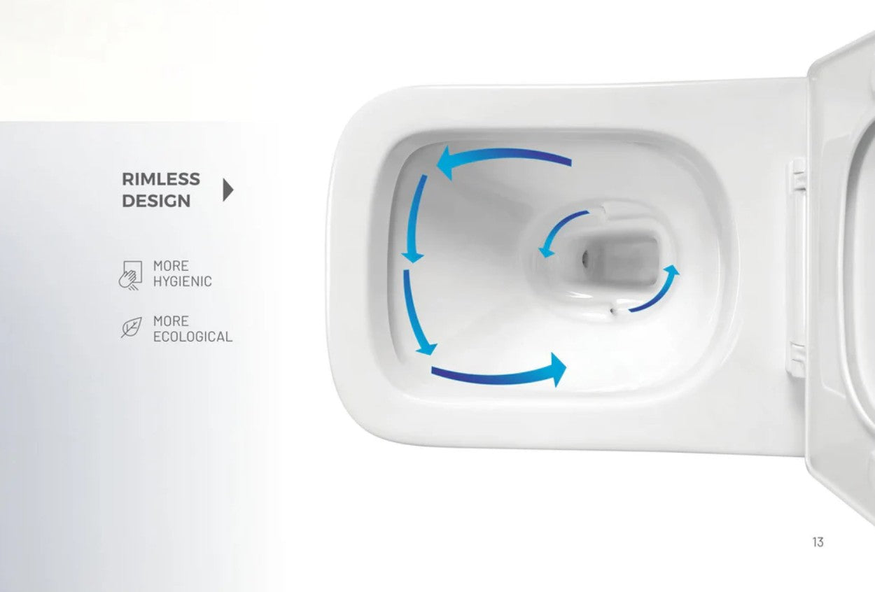 Chaise Anglaise Siège de toilette occidentale WC monobloc de style européen