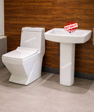 Pack sanitaire Complet: 7 Pièces Pour votre salle de bain et Toilettes