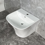 Lavabo mural en céramique: Pour Salles de bain compactes ou spacieuse