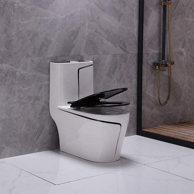 Chaise Anglaise Noir et Blanc