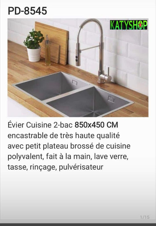 Evier Cuisine 2 Vasques