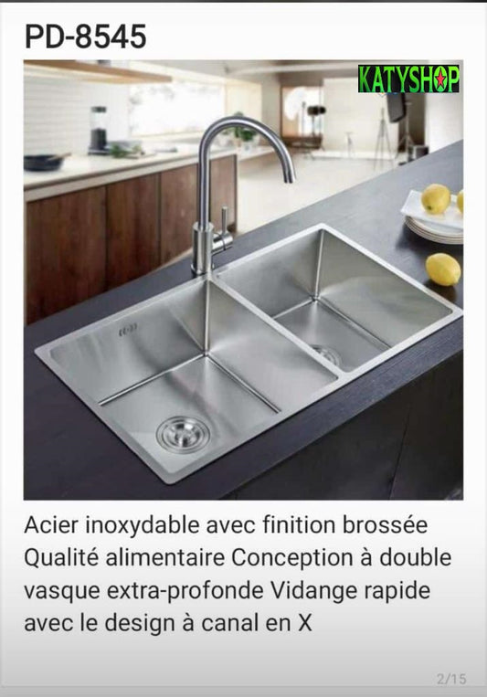 Évier Cuisine 2 Vasques