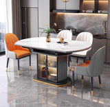 Table A Manger - Marbre - Blanc
