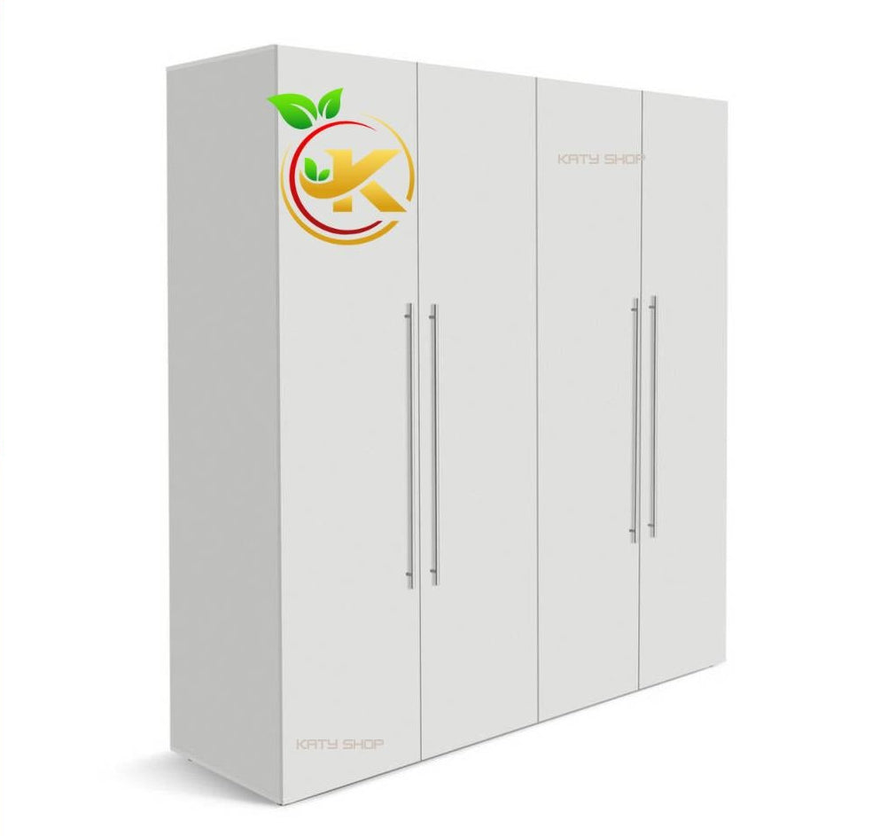 Chambre A Coucher 6 battants 5 pieces - Blanc