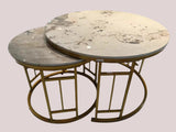 Table basse marbre 2 Pièces