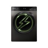 Machine A Laver Sharp 10 Kg Inverter Gris Noir