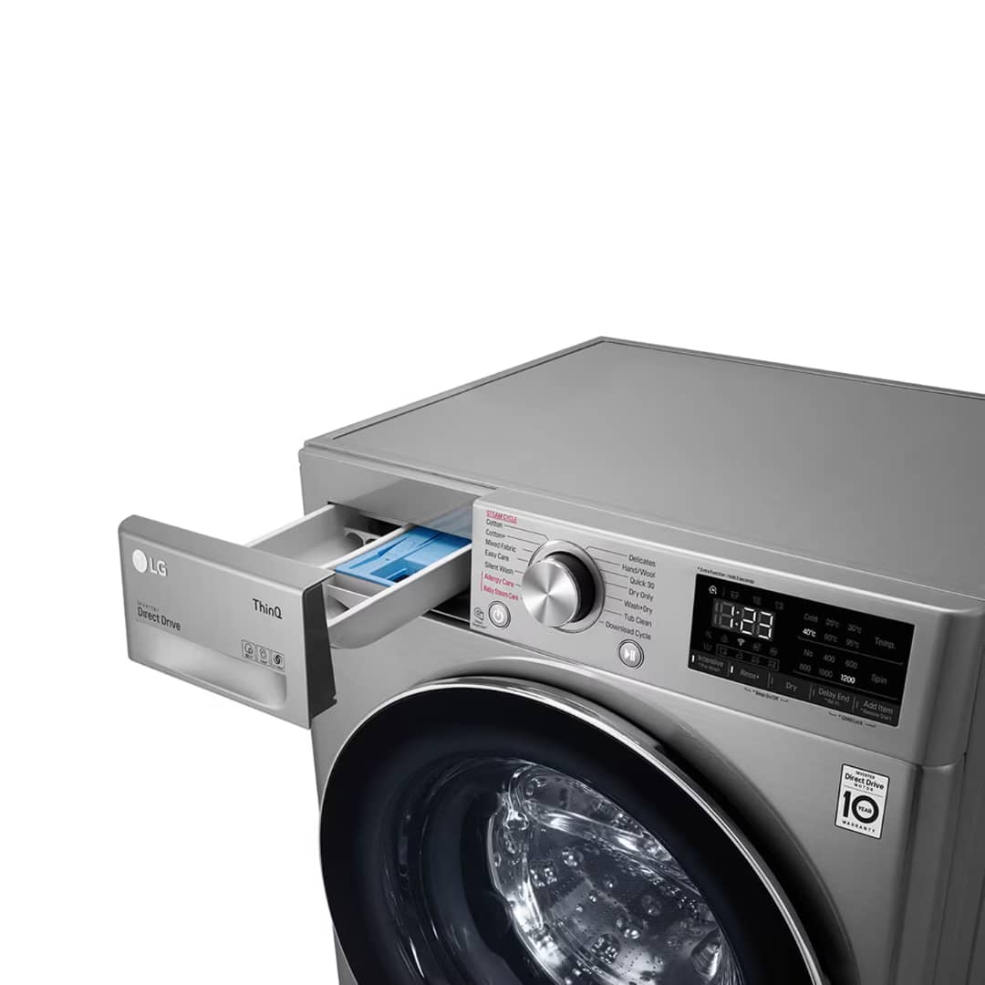 Machine A Laver LG 9 Kg / Séchage 6 Kg Gris