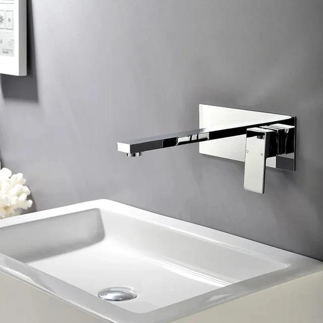 Robinet Mural Mitigueur Pour Salle De Bain - Gris