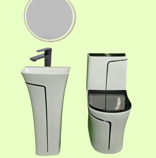 Ensemble Lavabo + Chaise Anglaise