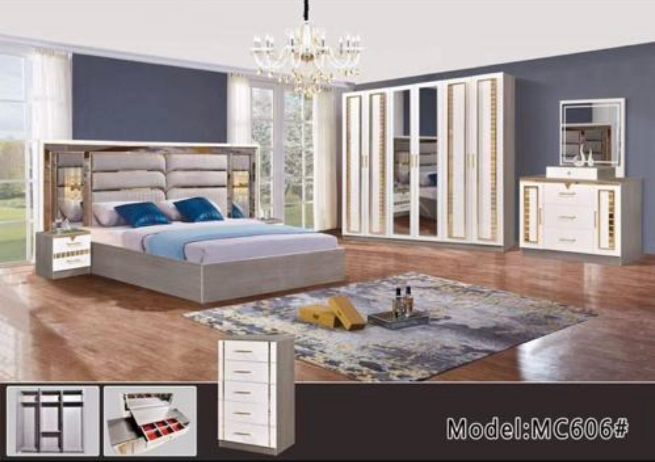 CHAMBRE A COUCHER 6BATTANTS 4PIECES