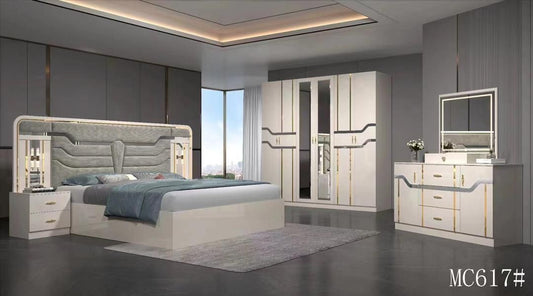 CHAMBRE A COUCHER 6BATTANTS 4PIECES