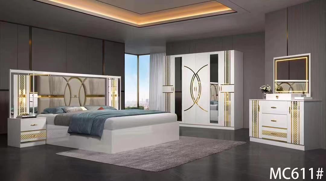 CHAMBRE A COUCHER 6BATTANTS 5PIECES