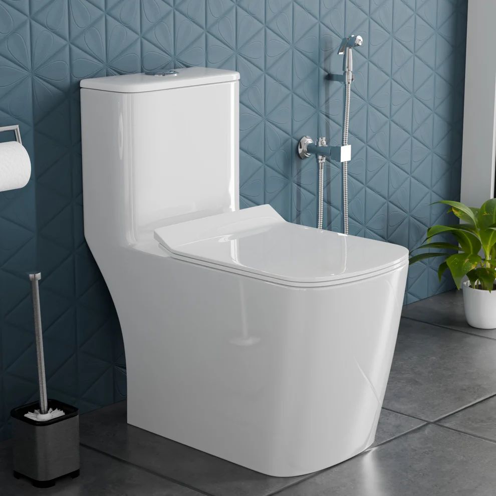 Chaise Anglaise Siège de toilette occidentale WC monobloc de style européen