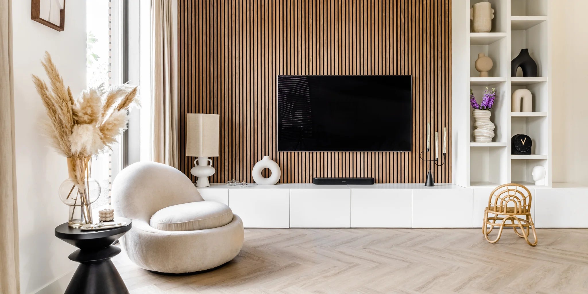 Meuble TV Blanc - 3 Mètres