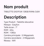 Tablette EASYFUN 128GB RAM6 C604