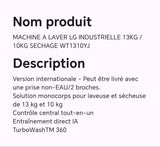 MACHINE A LAVER LG INDUSTRIELLE 13KG/10KG SECHAGE WT1310YJ