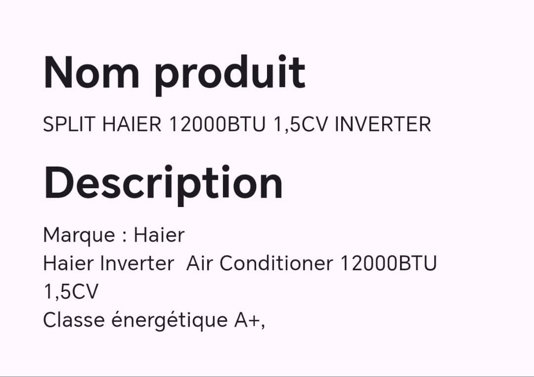 SPLIT HAIER 12000BTU 1,5CV INVERTER