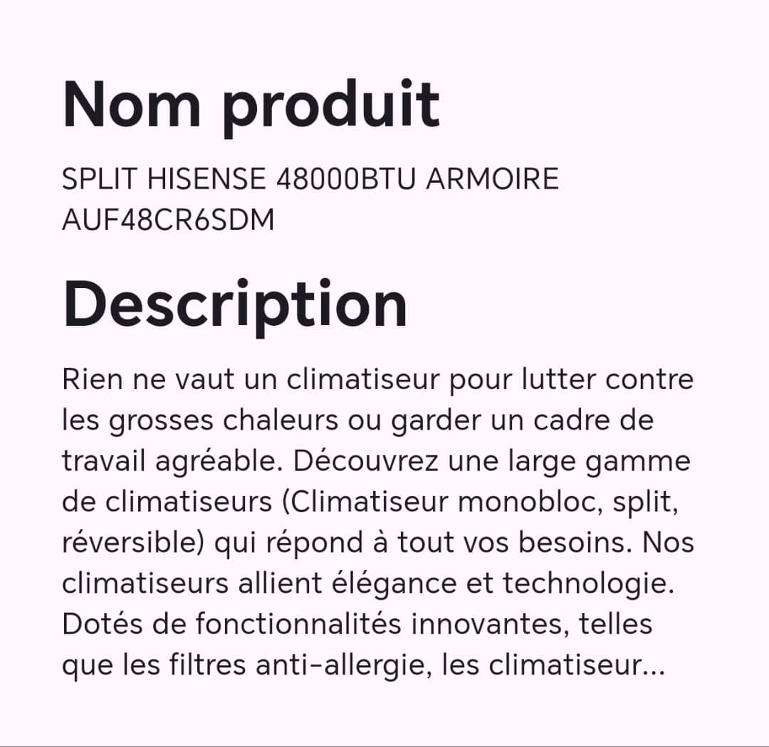 SPLIT HISENSE 48000BTU ARMOIRE AUF48CR6SDM