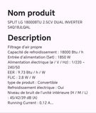 SPLIT LG 18000BTU 2.5CV DUAL INVERTER S4Q18JLQAL