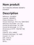 SPLIT ENDURO ARMOIRE 48000BTU EVA480VF