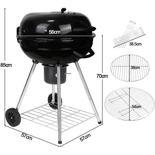 Barbecue au charbon CAC  table qualité supérieur CA820571