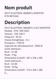SPLIT ELACTRON 18000BTU INVERTER ETN18R1DIAC